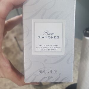 Avon Rare Diamonds Perfume in Elegant Silver Box DISCONTINUED! SMELLS GREAT